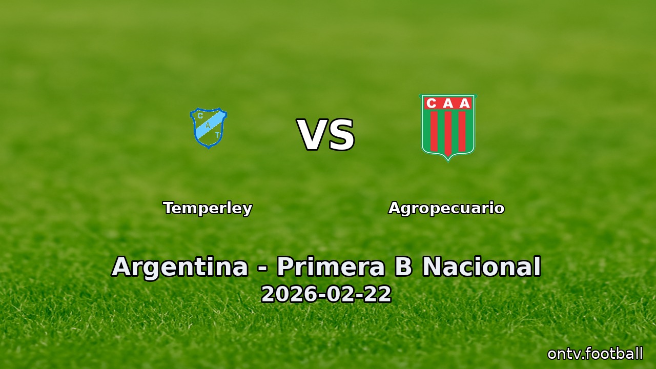 Temperley vs Agropecuario
