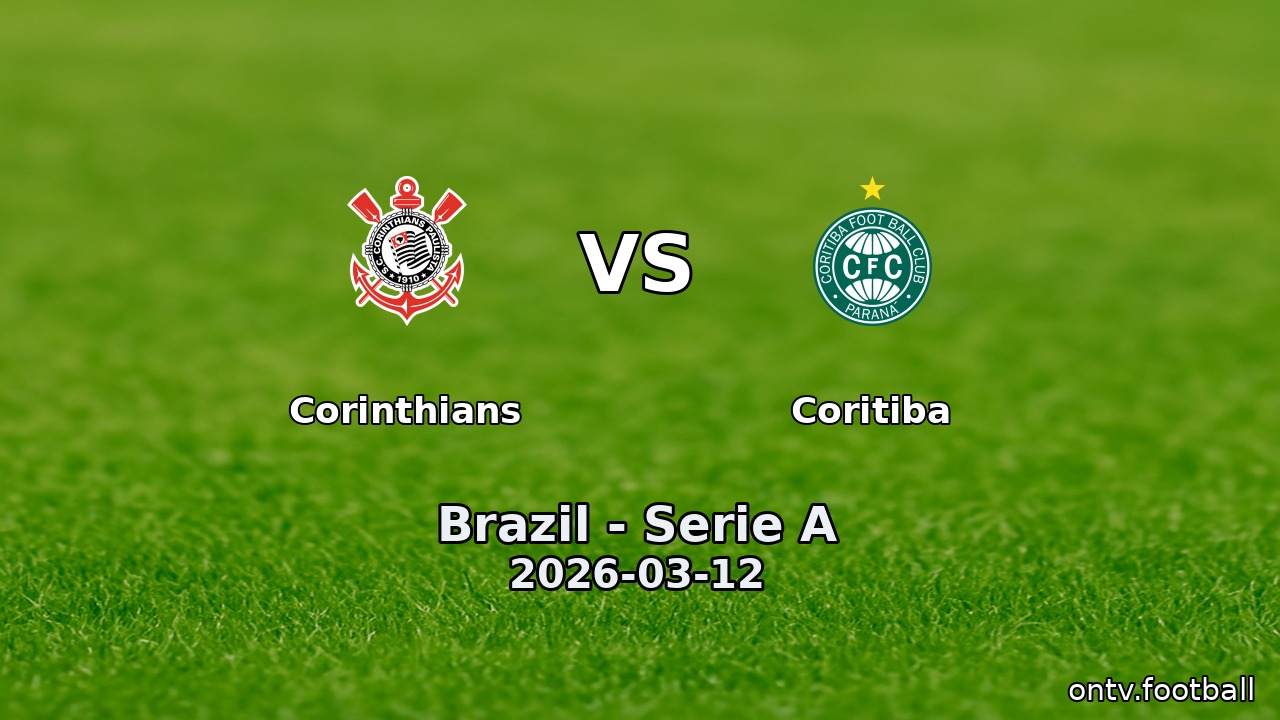 Corinthians vs Coritiba