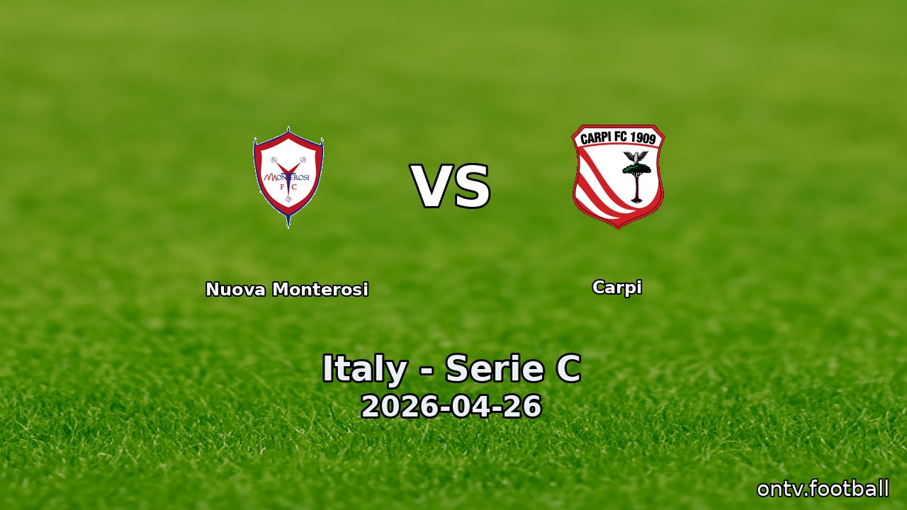 Nuova Monterosi vs Carpi