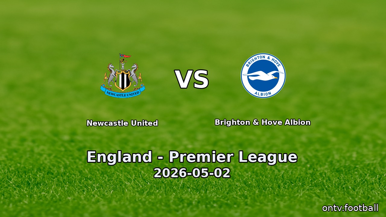 Newcastle United vs Brighton & Hove Albion