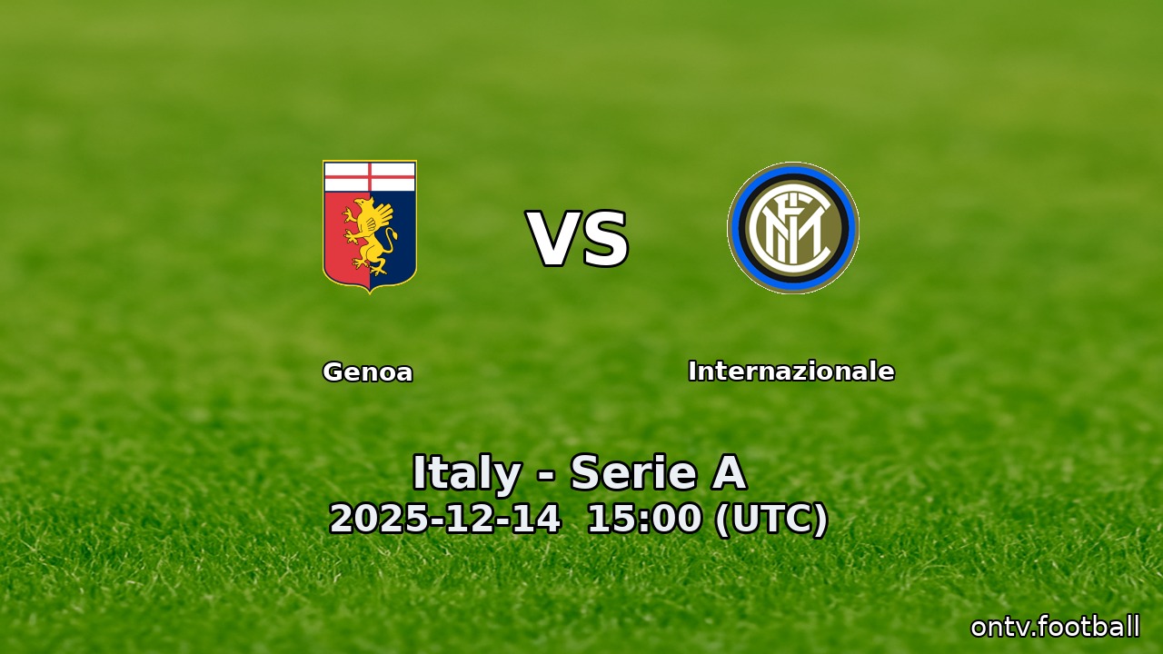Genoa vs Internazionale