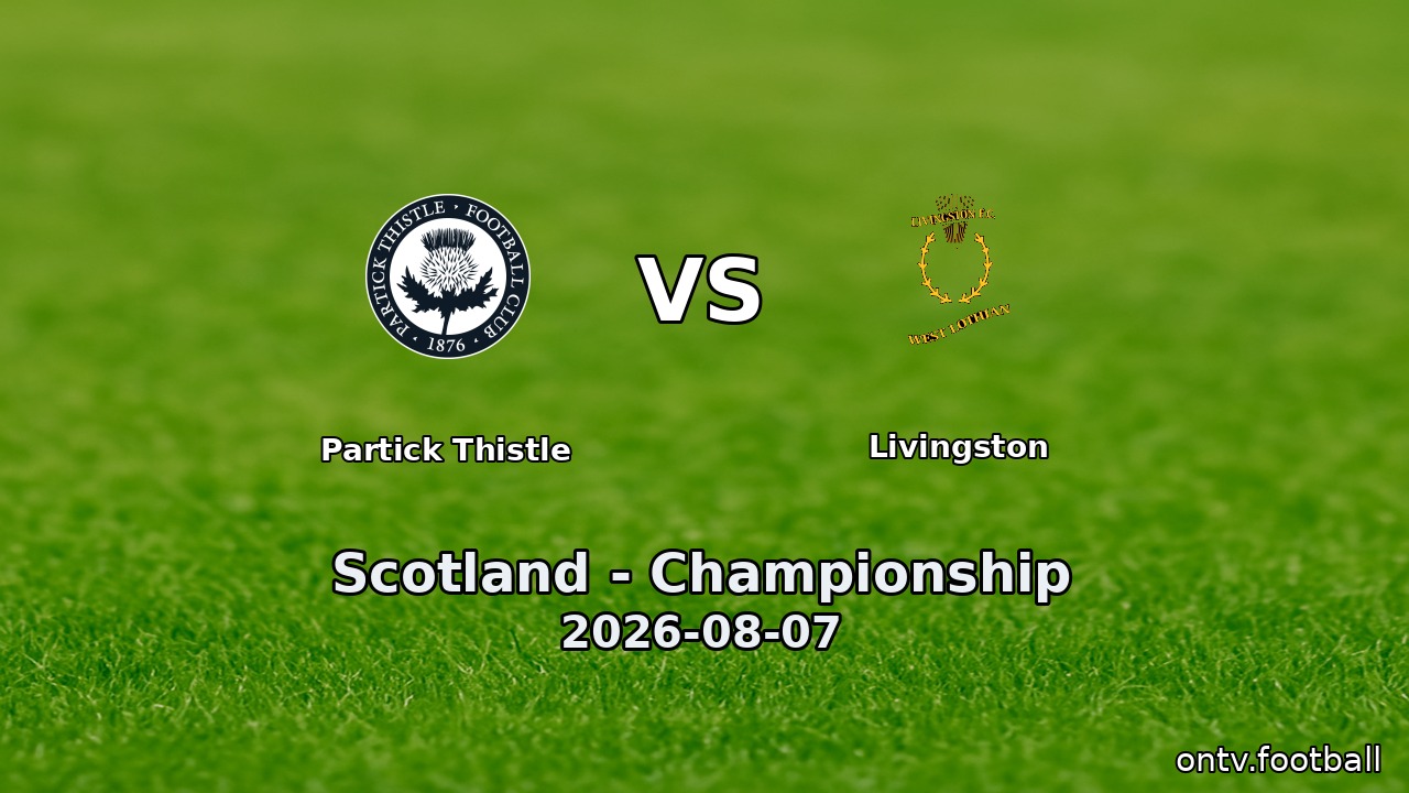Partick Thistle vs Livingston