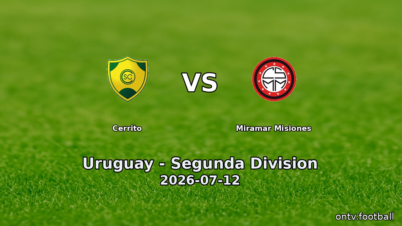 Cerrito vs Miramar Misiones