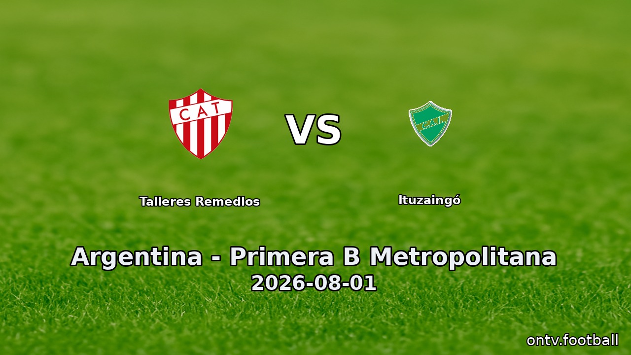 Talleres Remedios vs Ituzaingó