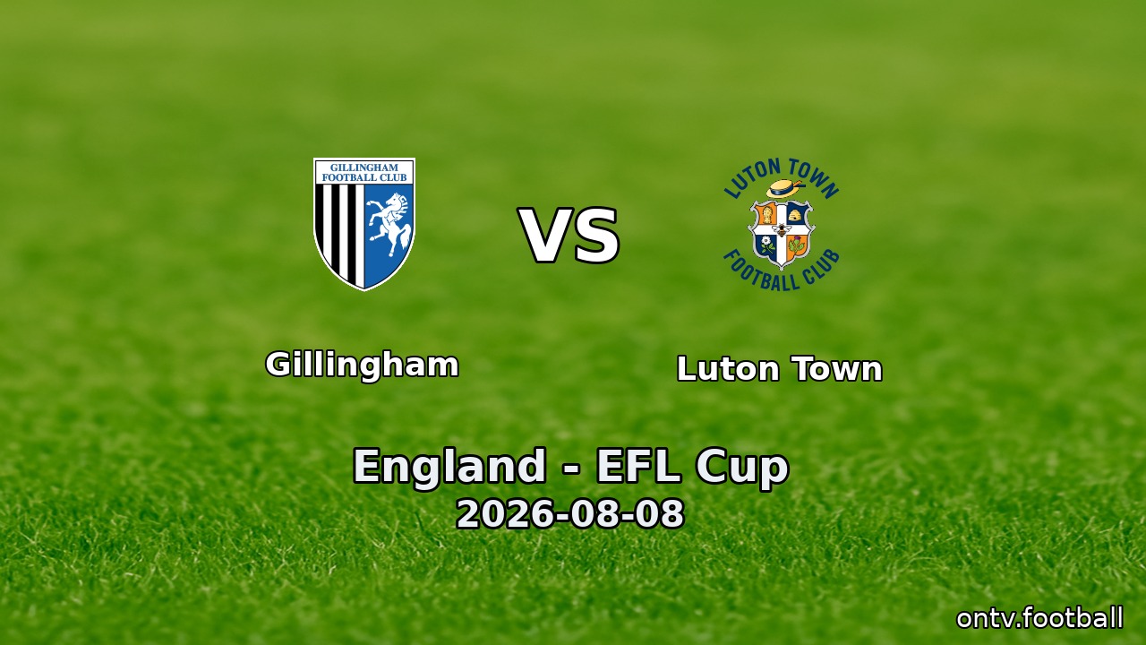 Gillingham vs Luton Town