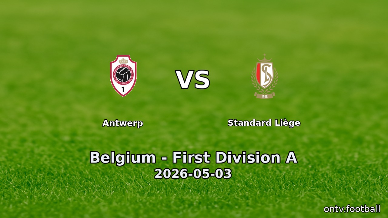 Antwerp vs Standard Liège