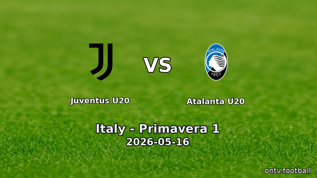 Juventus U20 vs Atalanta U20