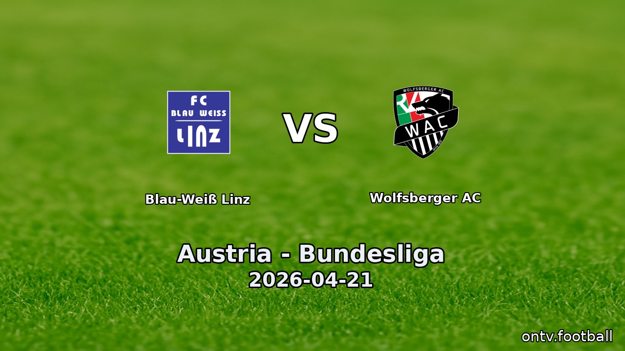 Blau-Weiß Linz vs Wolfsberger AC