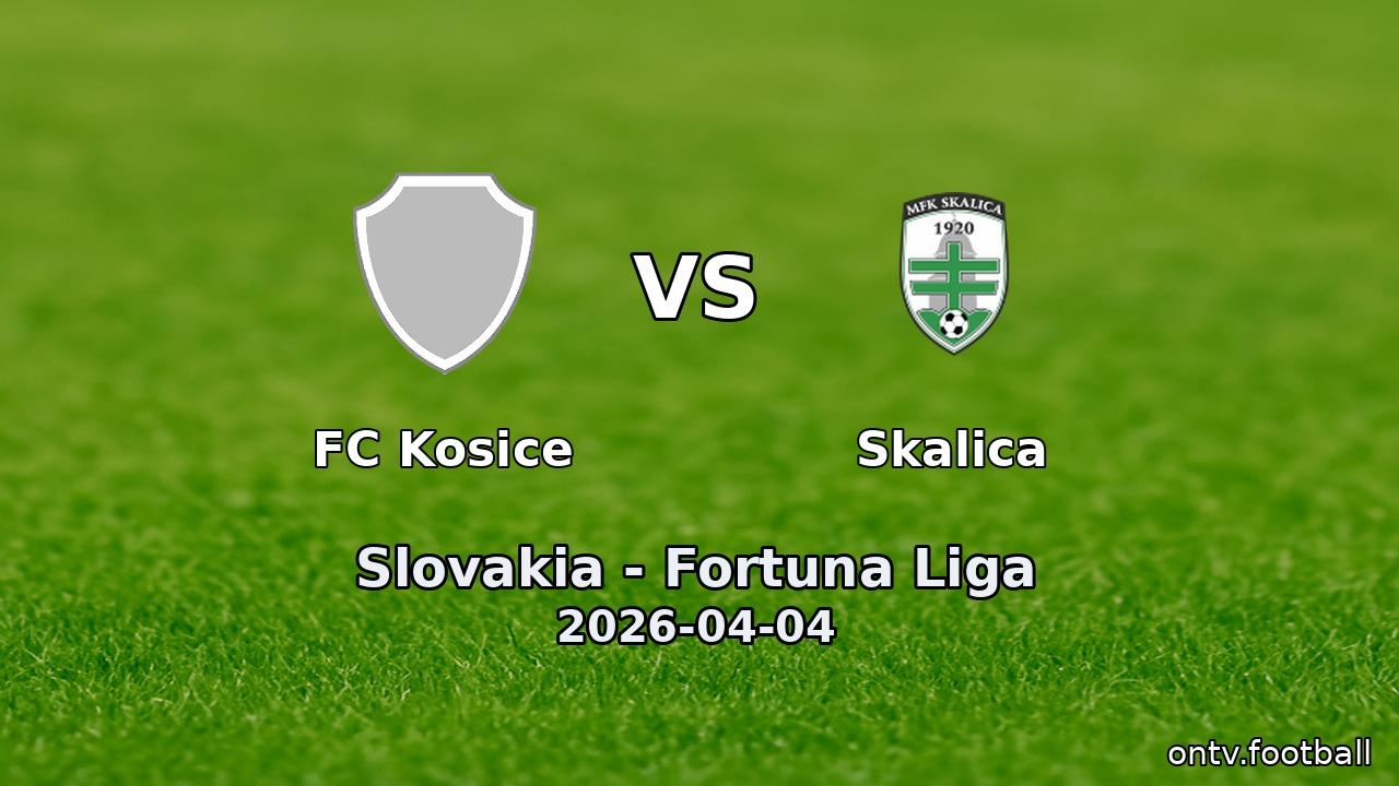 FC Kosice vs Skalica