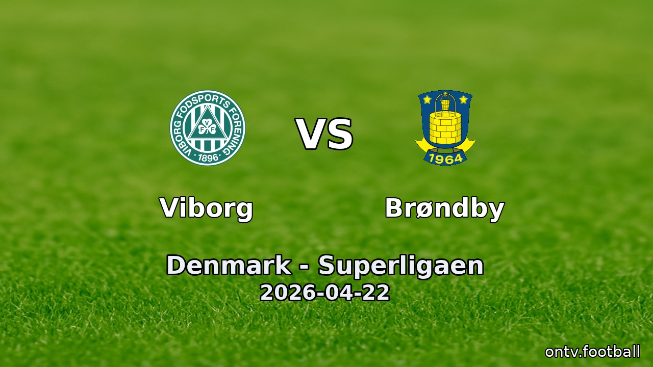 Viborg vs Brøndby