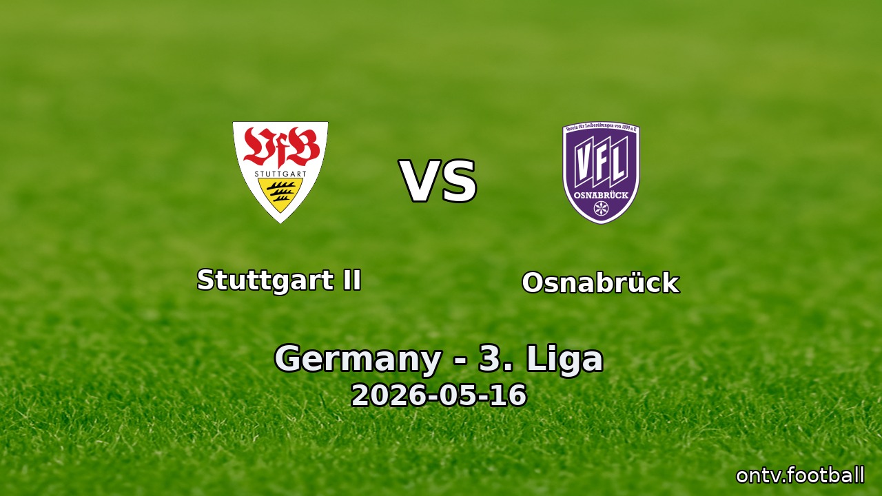 Stuttgart II vs Osnabrück