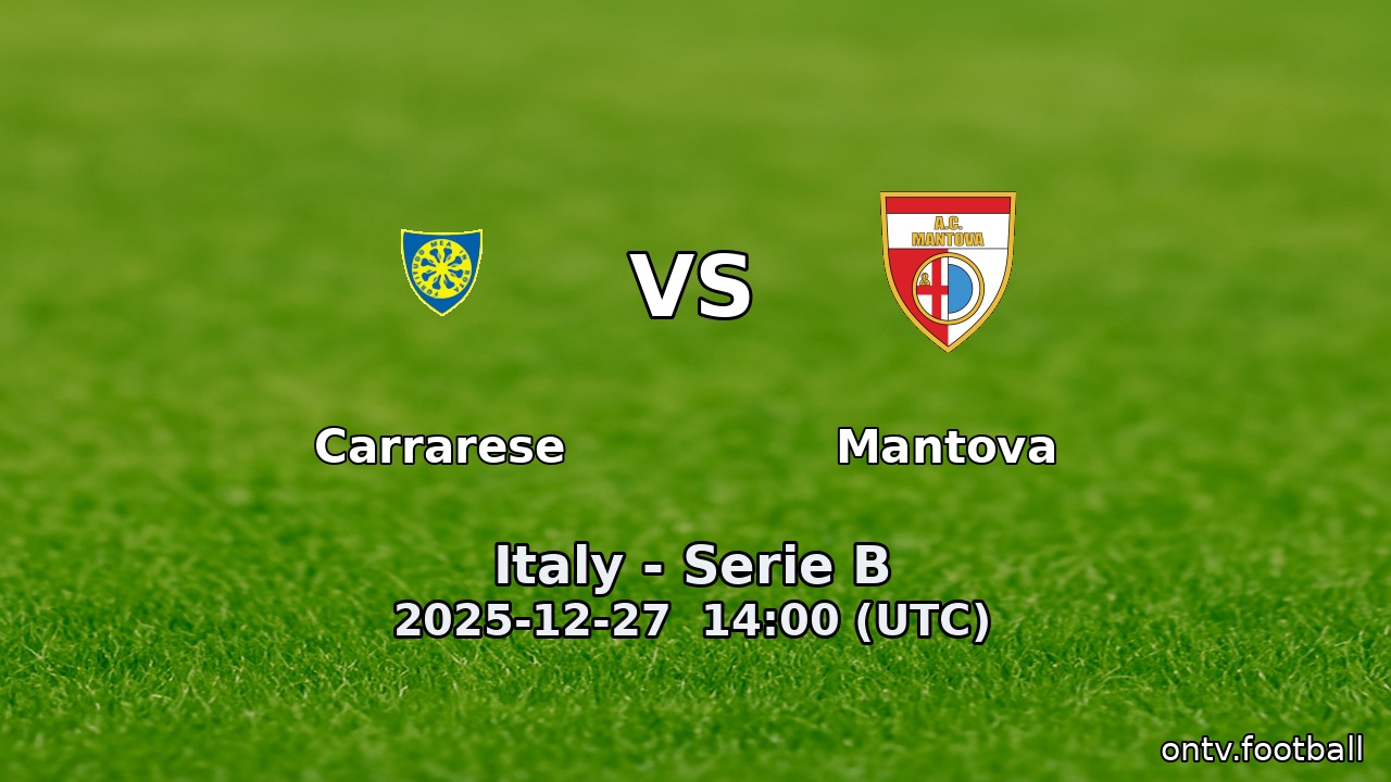Carrarese vs Mantova