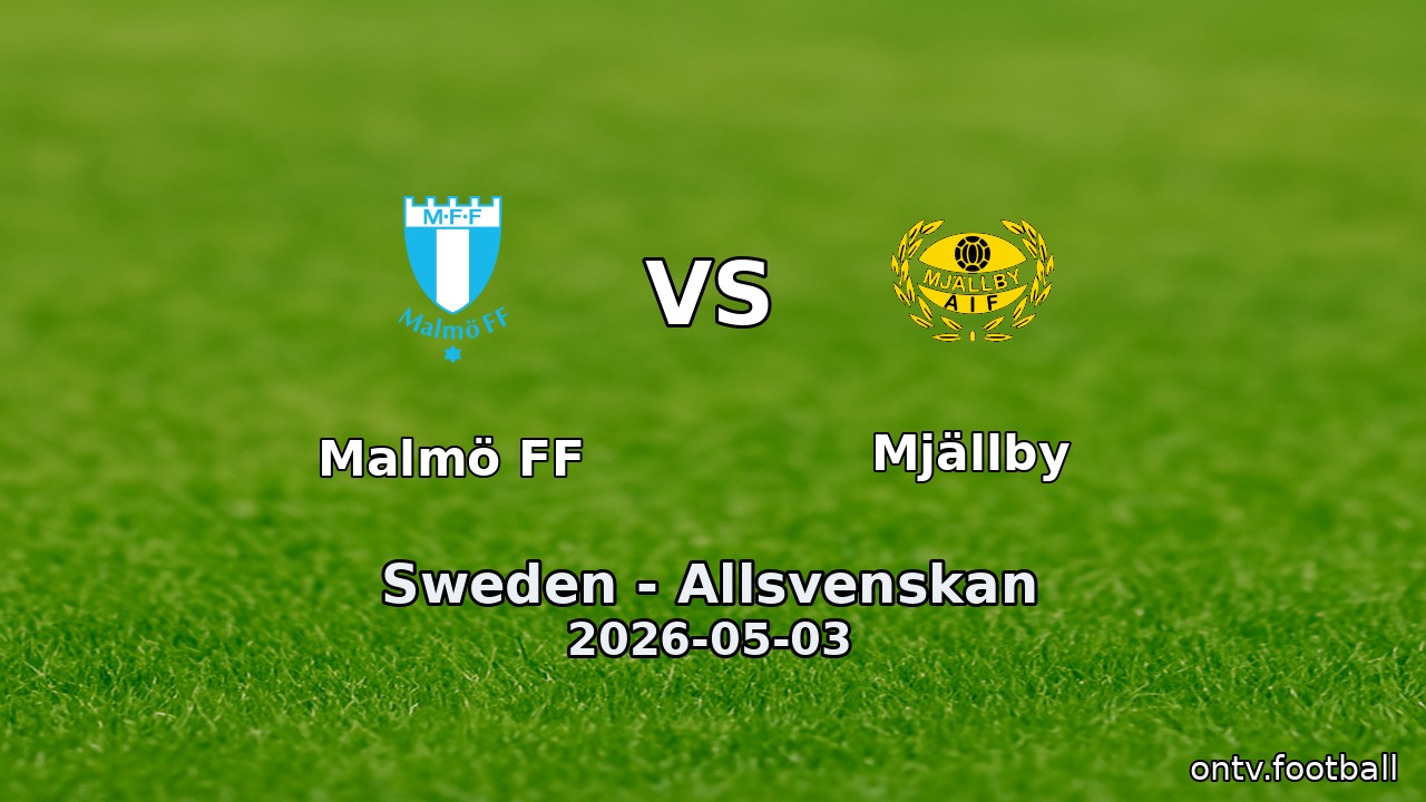 Malmö FF vs Mjällby