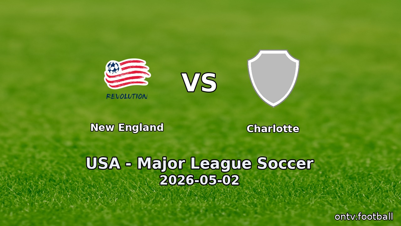New England vs Charlotte