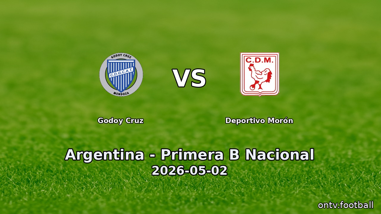 Godoy Cruz vs Deportivo Morón