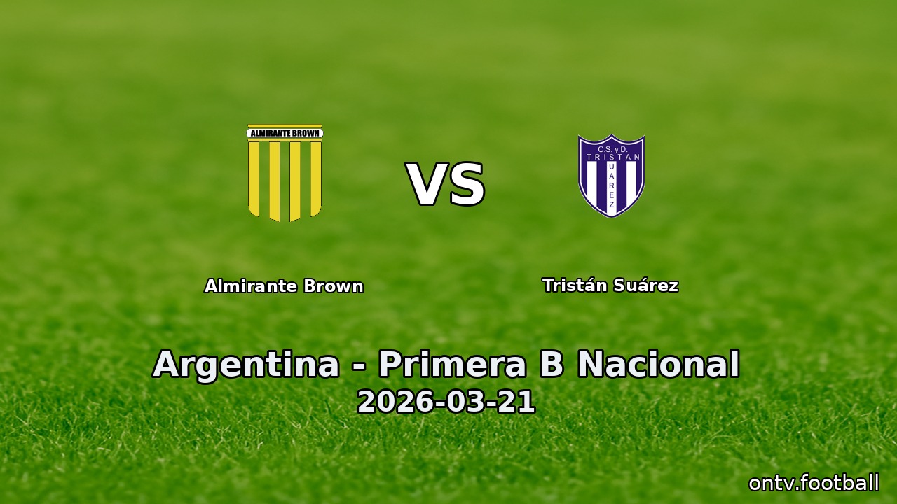 Almirante Brown vs Tristán Suárez