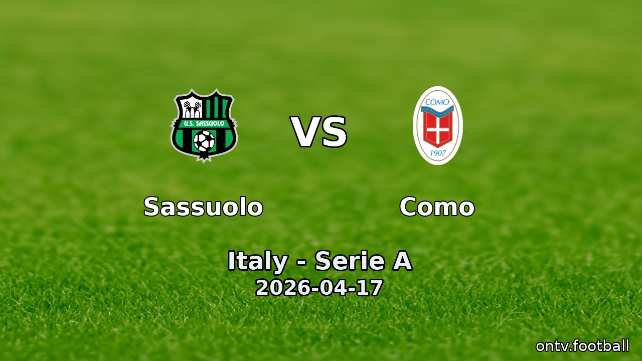Sassuolo vs Como