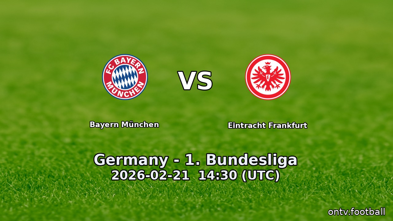 Bayern München vs Eintracht Frankfurt
