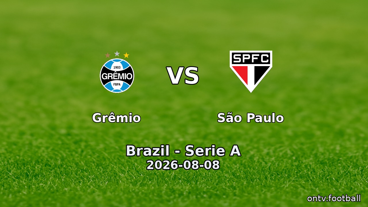 Grêmio vs São Paulo