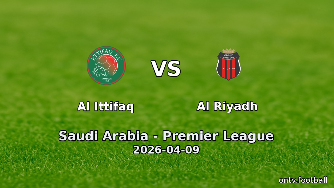 Al Ittifaq vs Al Riyadh
