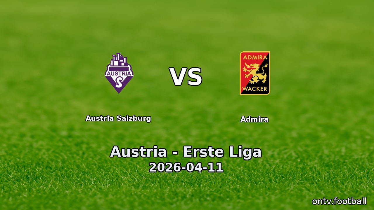 Austria Salzburg vs Admira