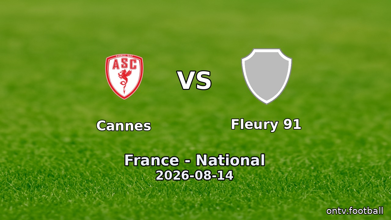 Cannes vs Fleury 91
