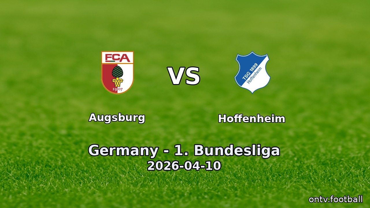 Augsburg vs Hoffenheim