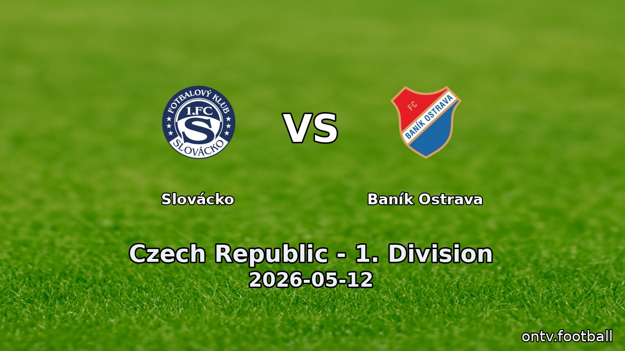 Slovácko vs Baník Ostrava