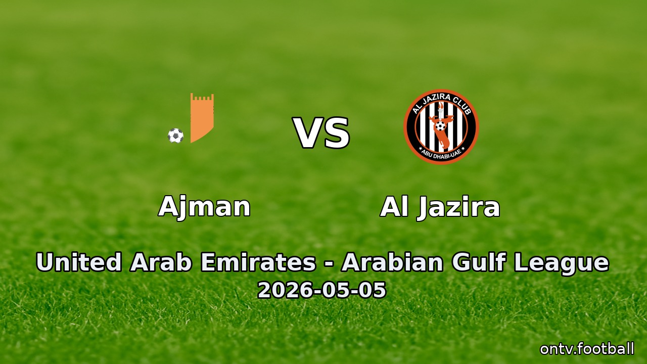 Ajman vs Al Jazira