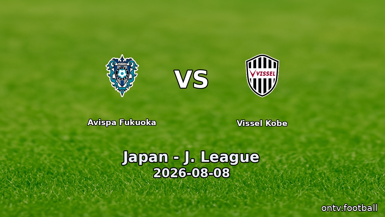 Avispa Fukuoka vs Vissel Kobe