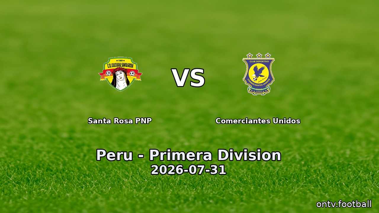 Santa Rosa PNP vs Comerciantes Unidos