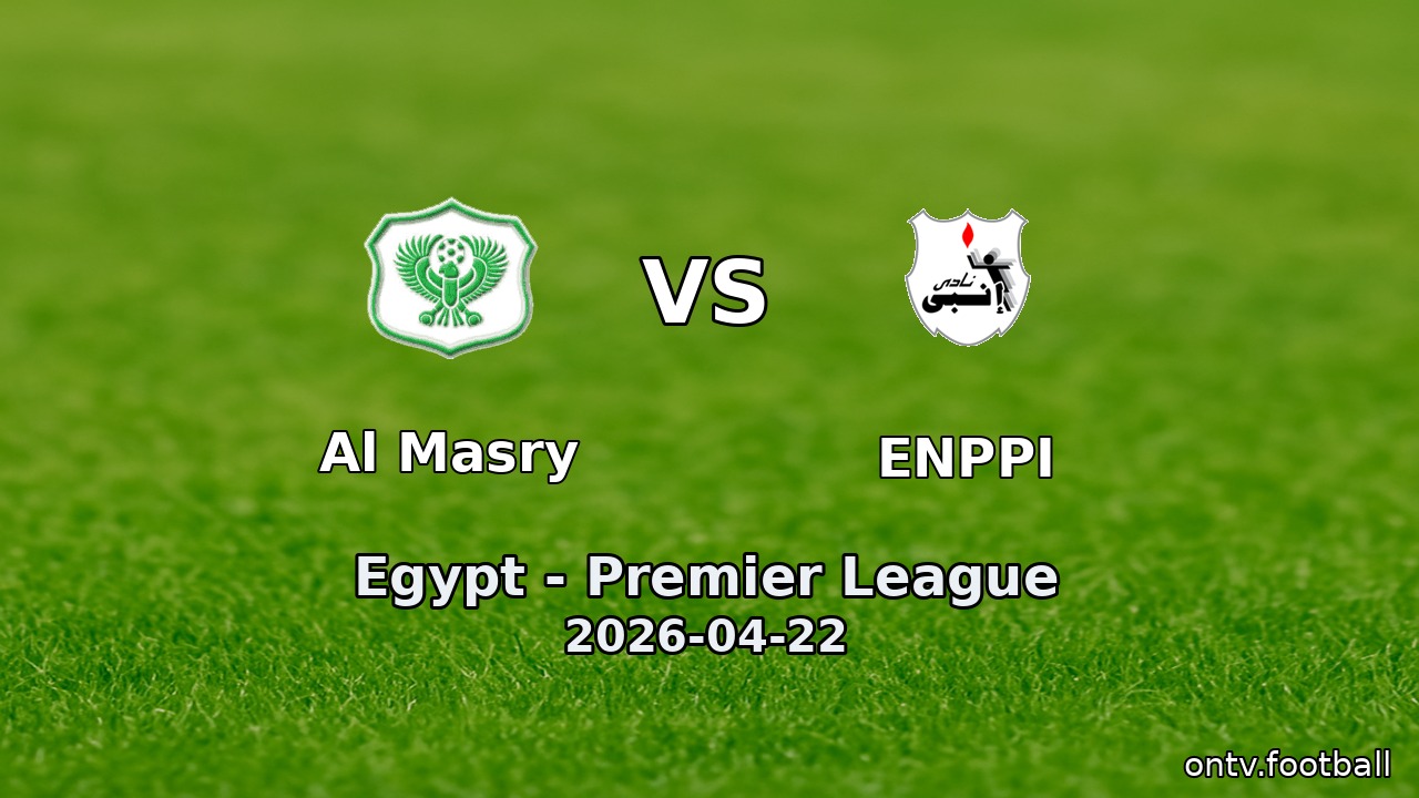 Al Masry vs ENPPI
