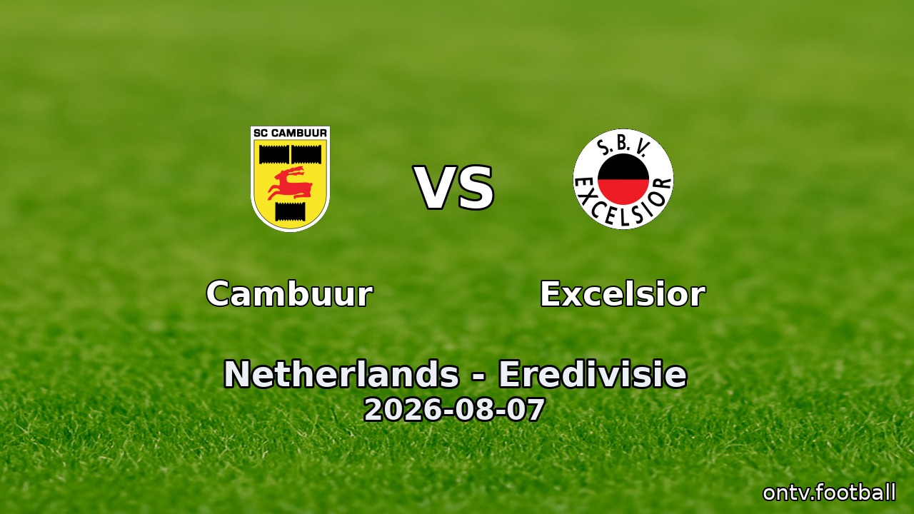Cambuur vs Excelsior