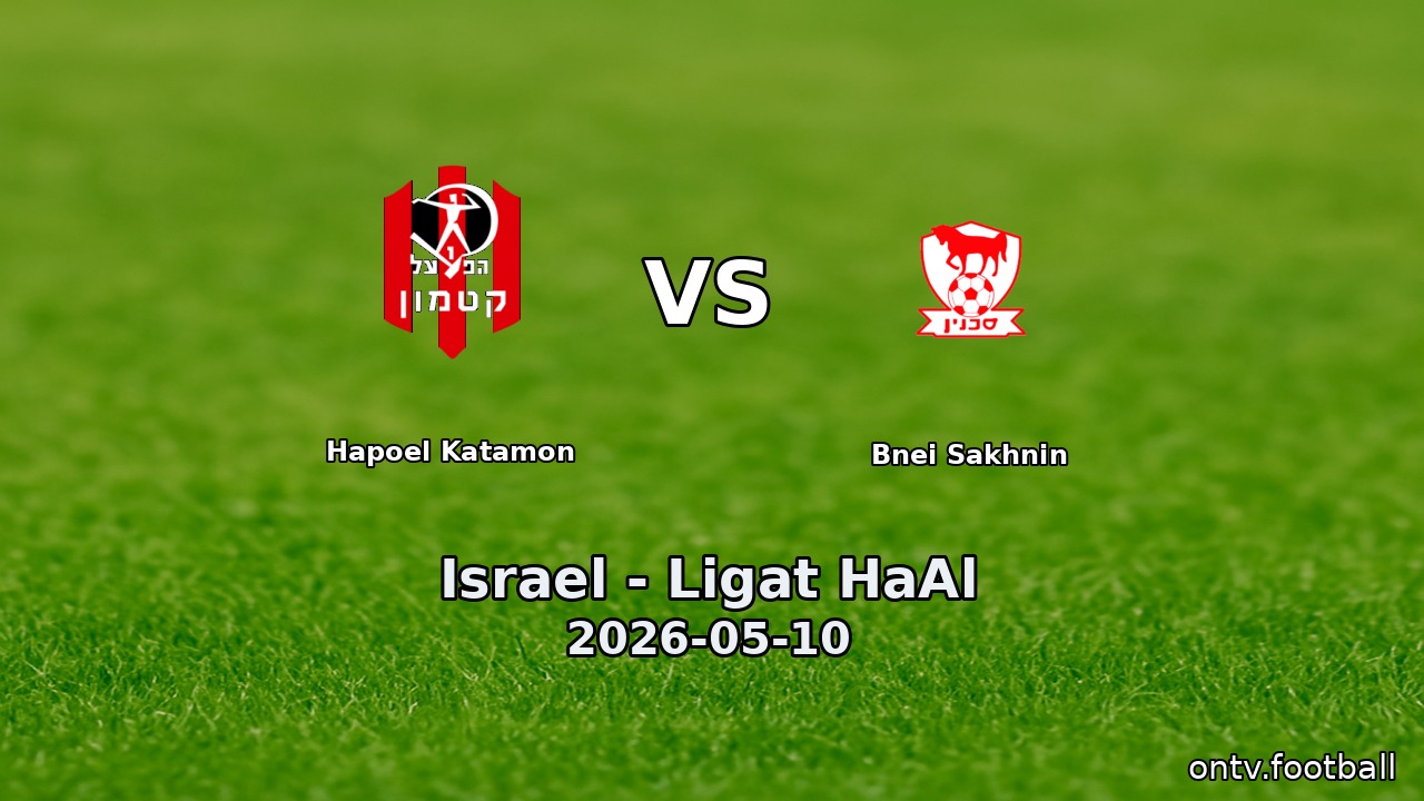 Hapoel Katamon vs Bnei Sakhnin