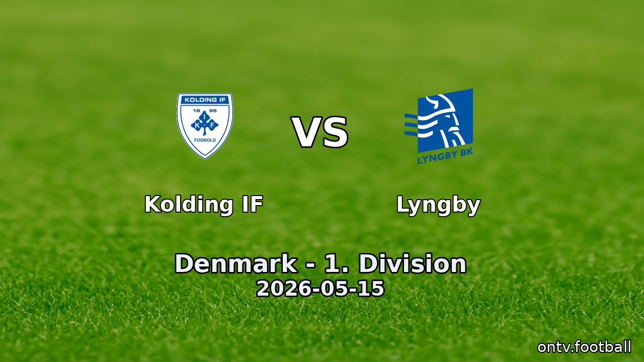 Kolding IF vs Lyngby