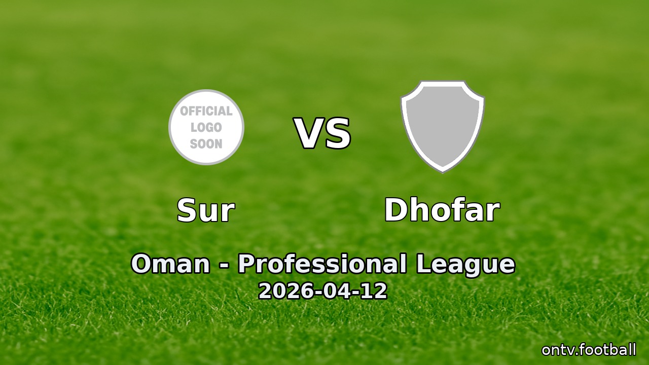 Sur vs Dhofar