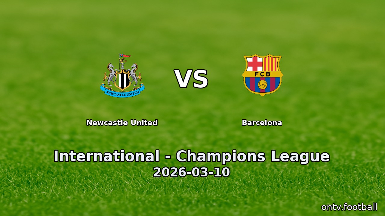 Newcastle United vs Barcelona