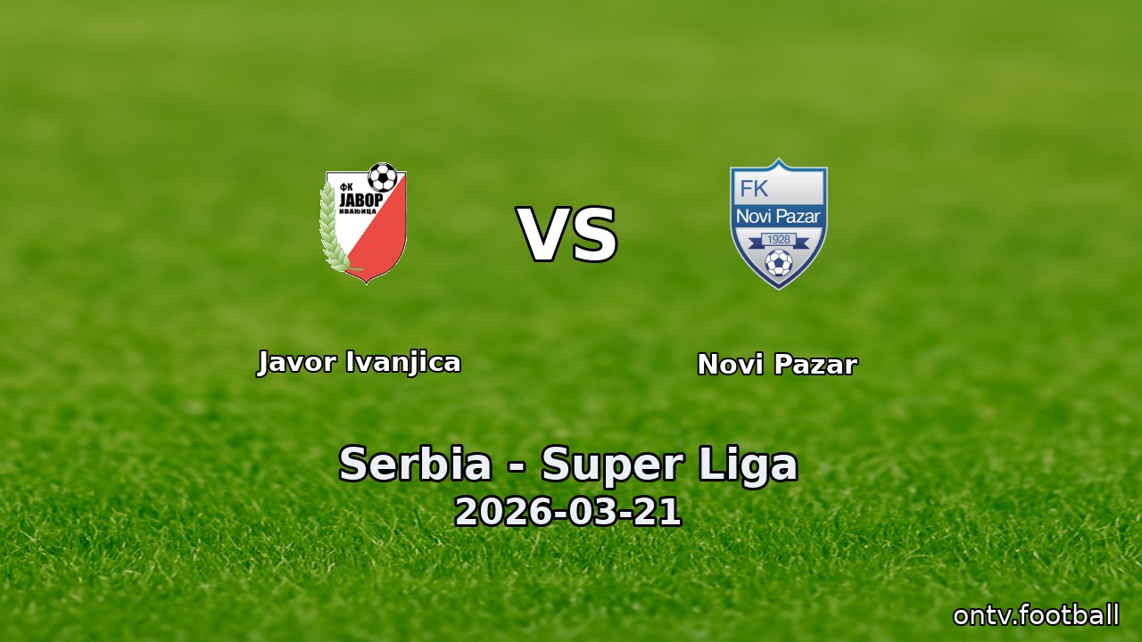 Javor Ivanjica vs Novi Pazar