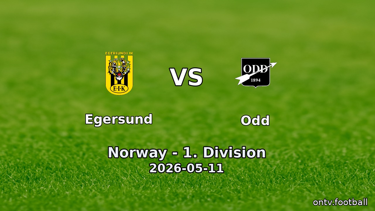 Egersund vs Odd