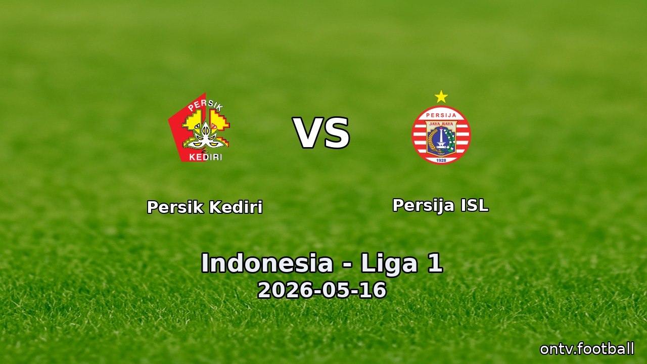 Persik Kediri vs Persija ISL