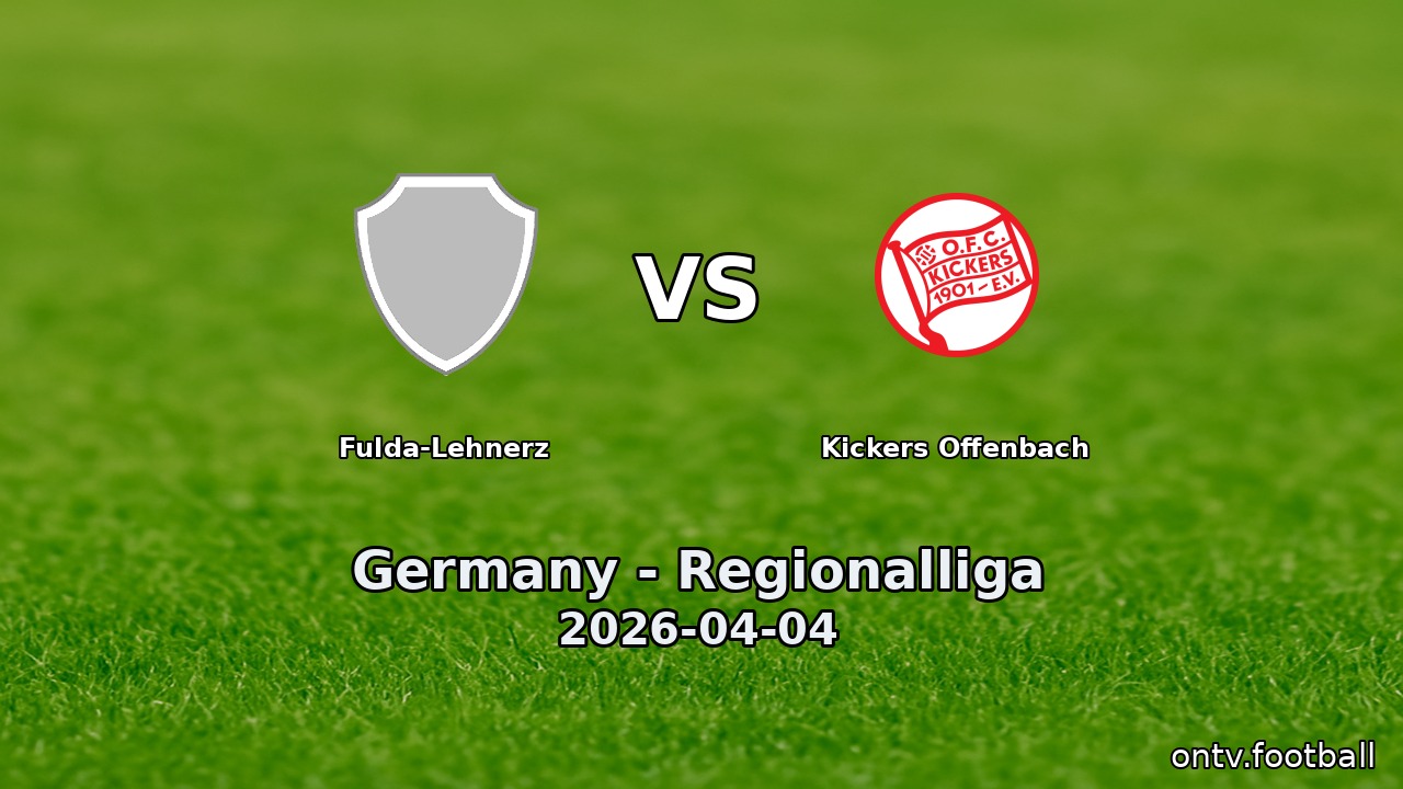 Fulda-Lehnerz vs Kickers Offenbach