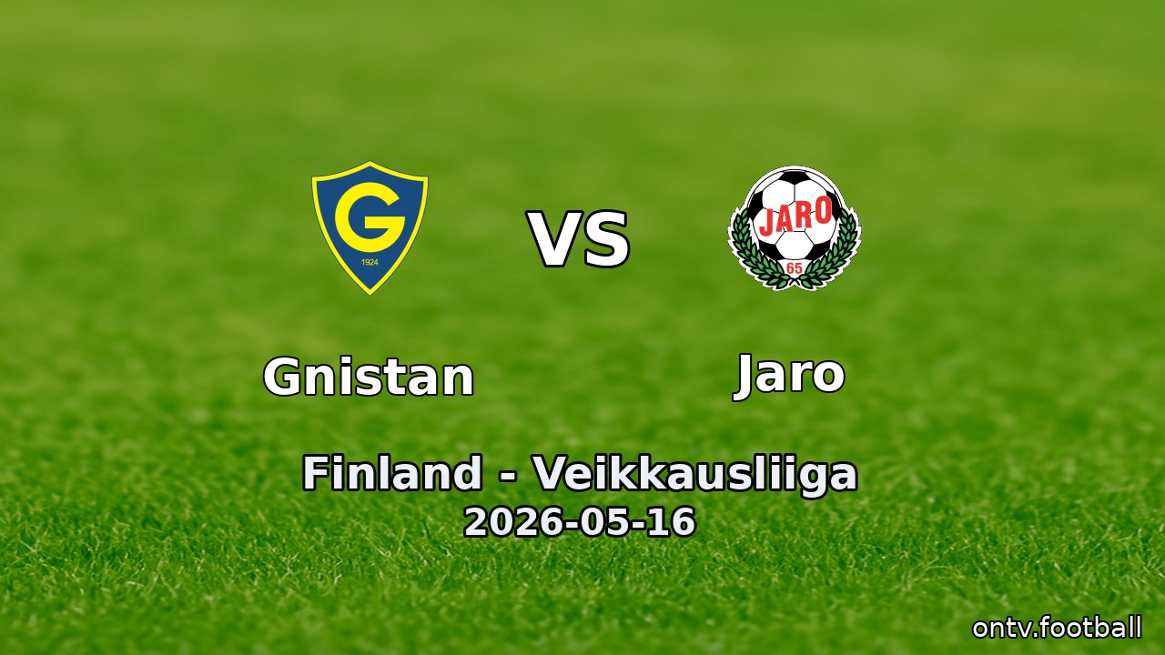 Gnistan vs Jaro