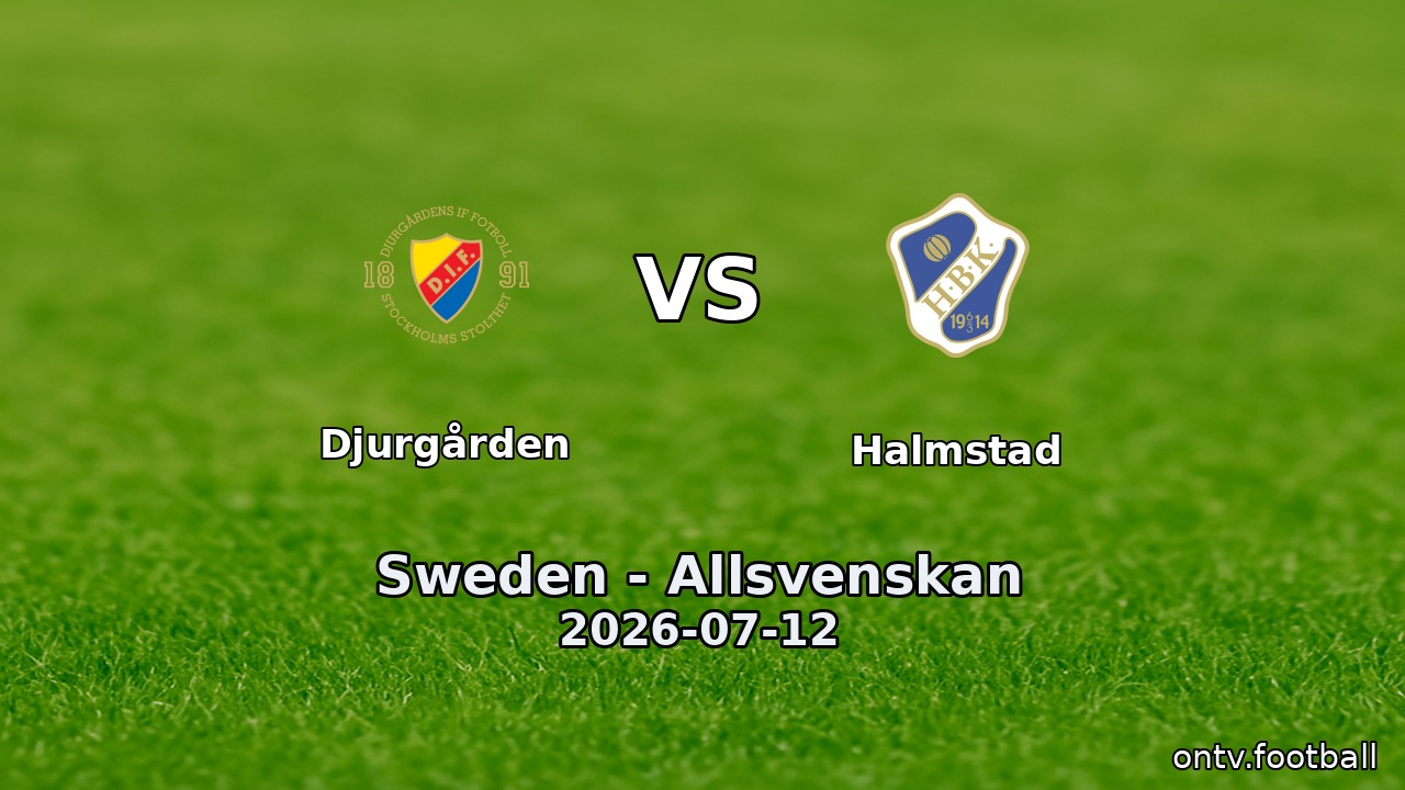 Djurgården vs Halmstad