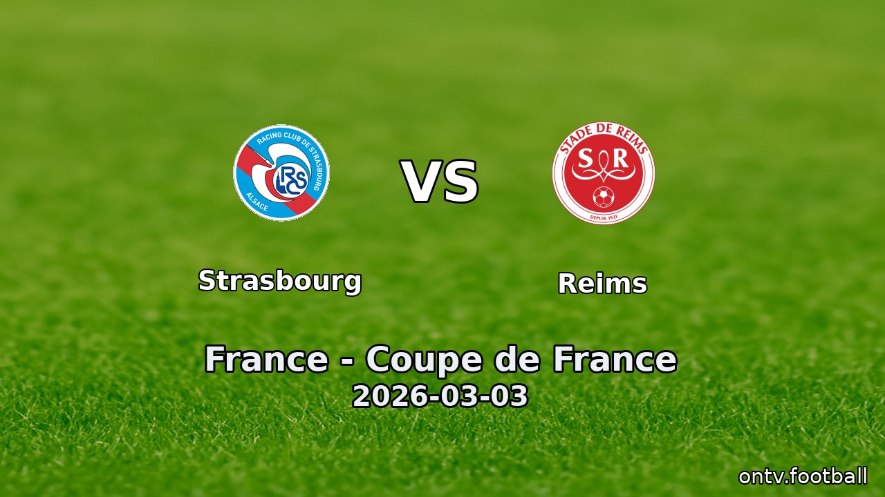 Strasbourg vs Reims