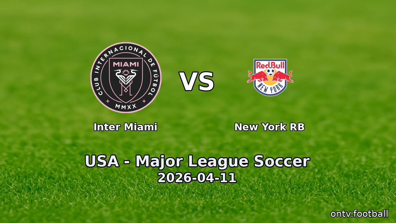 Inter Miami vs New York RB