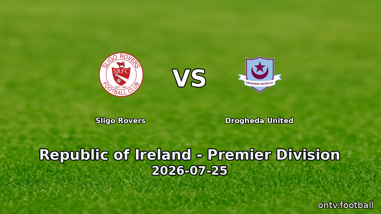 Sligo Rovers vs Drogheda United