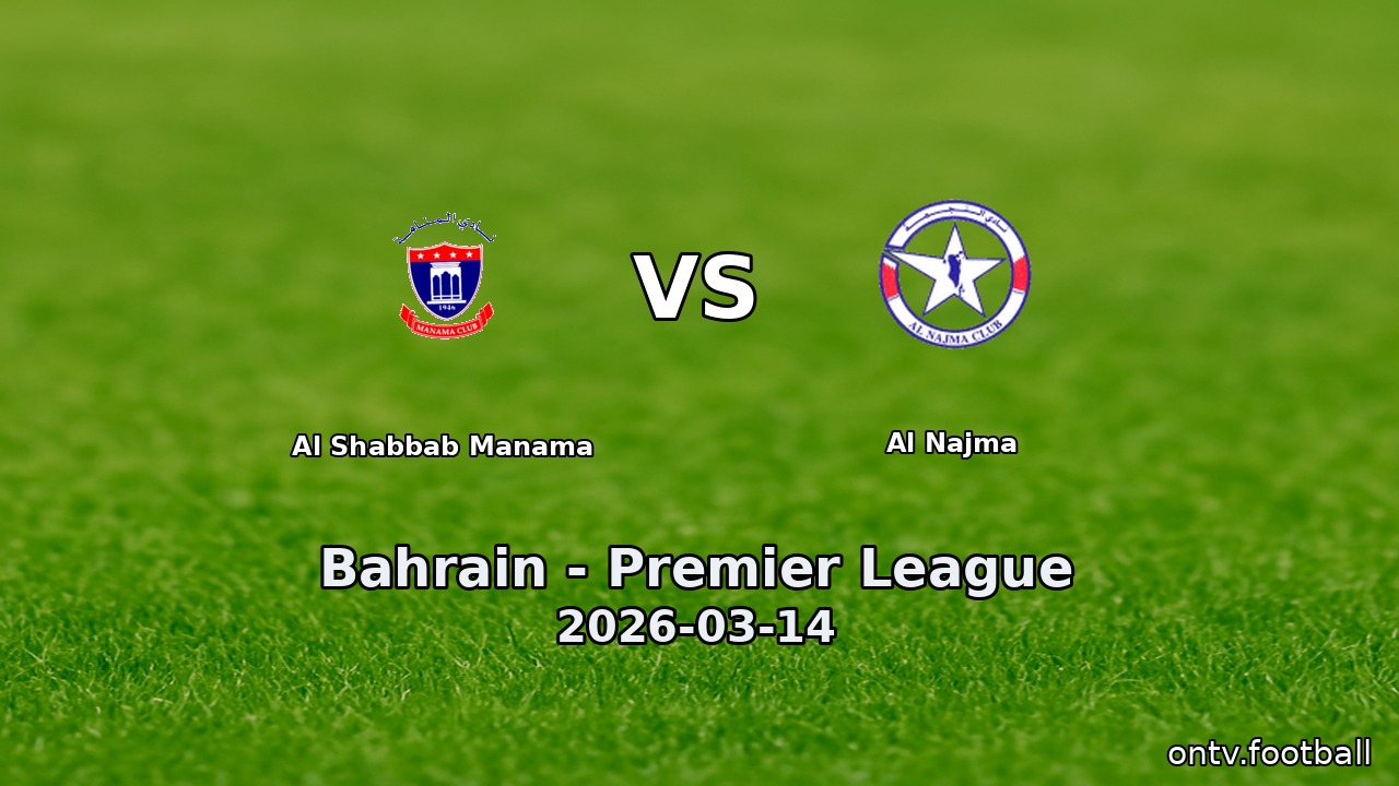 Al Shabbab Manama vs Al Najma