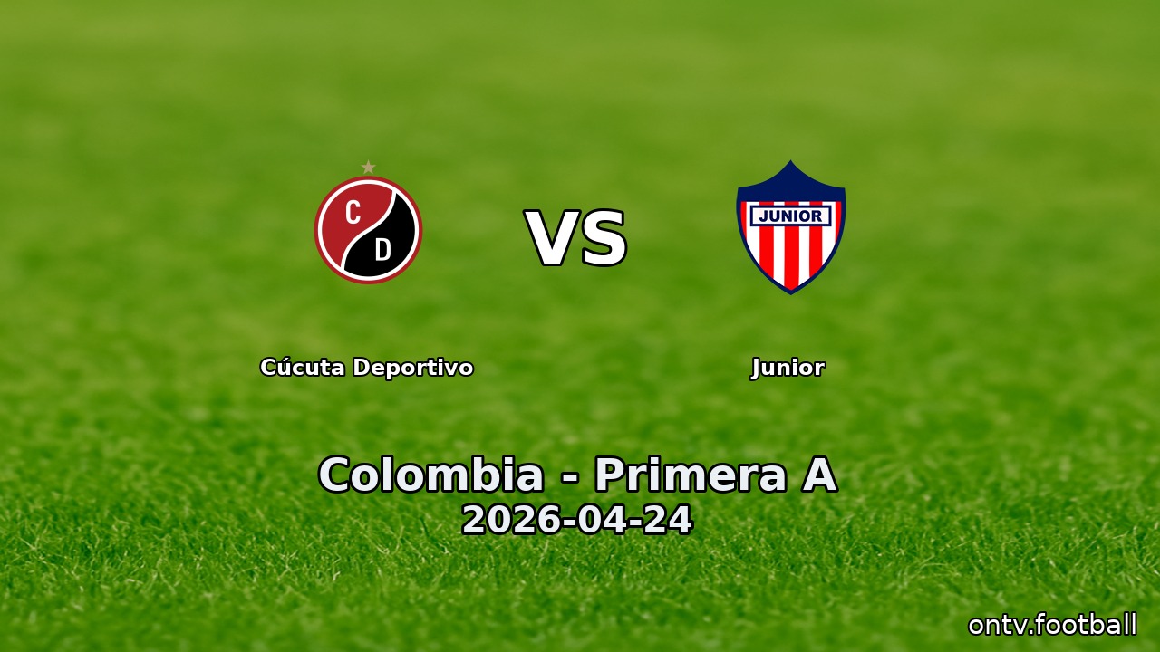 Cúcuta Deportivo vs Junior