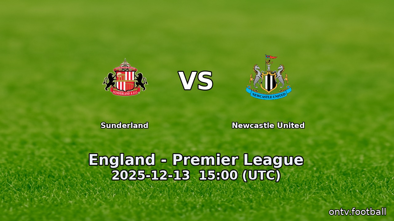 Sunderland vs Newcastle United