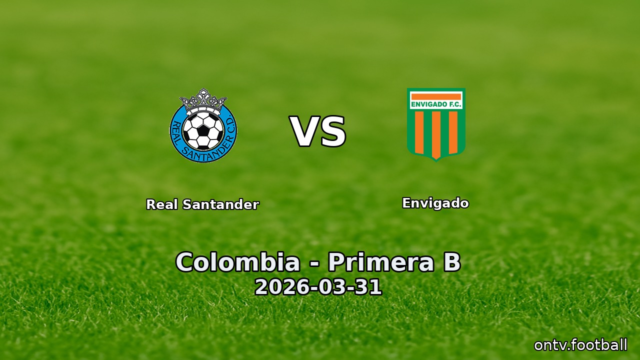 Real Santander vs Envigado